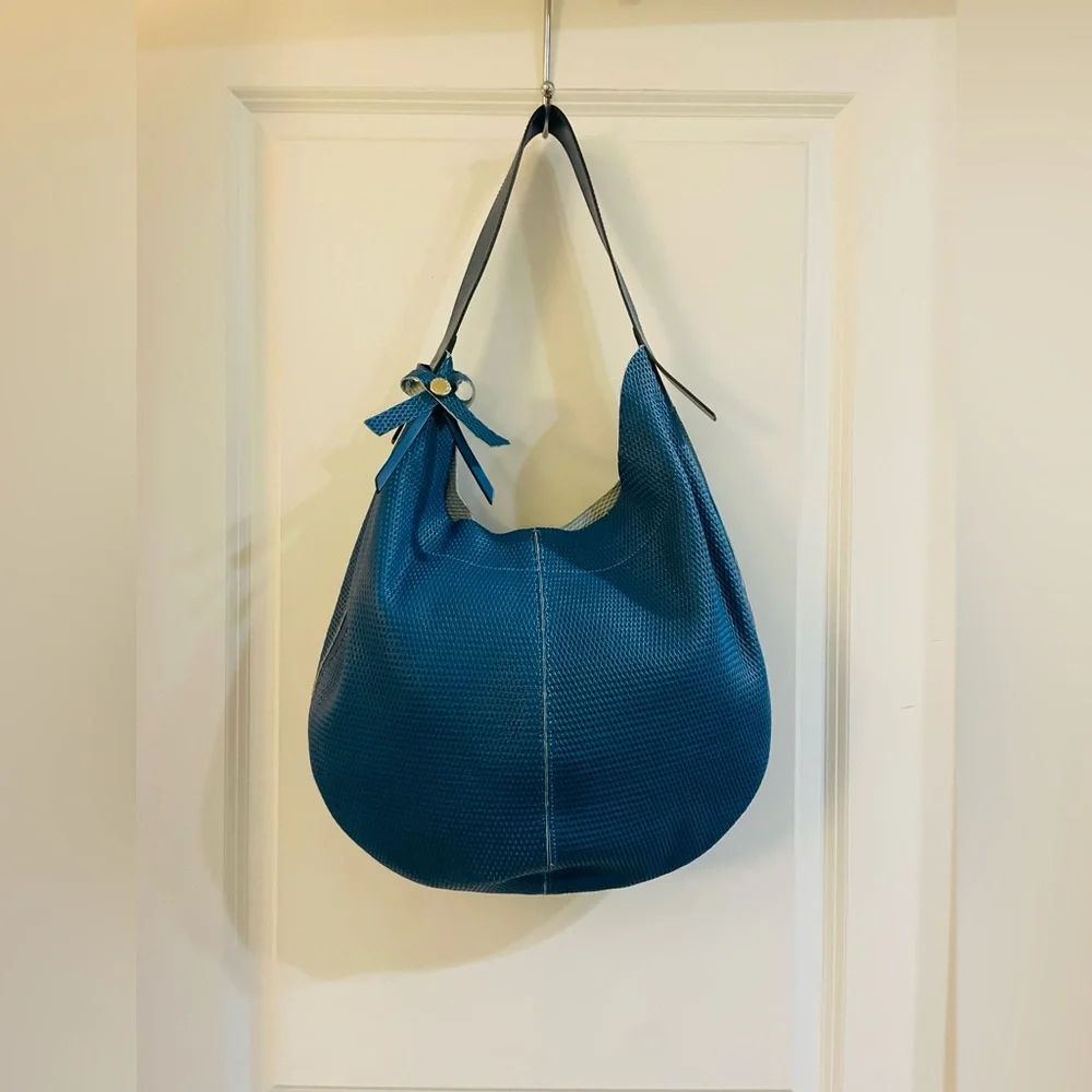 New! RIPANI TEAL HOBO SHOULDER BAG